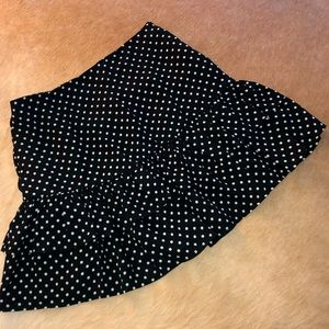 Sale! 4/$20 Forever 21 S Polka Dot ruffle lined skirt